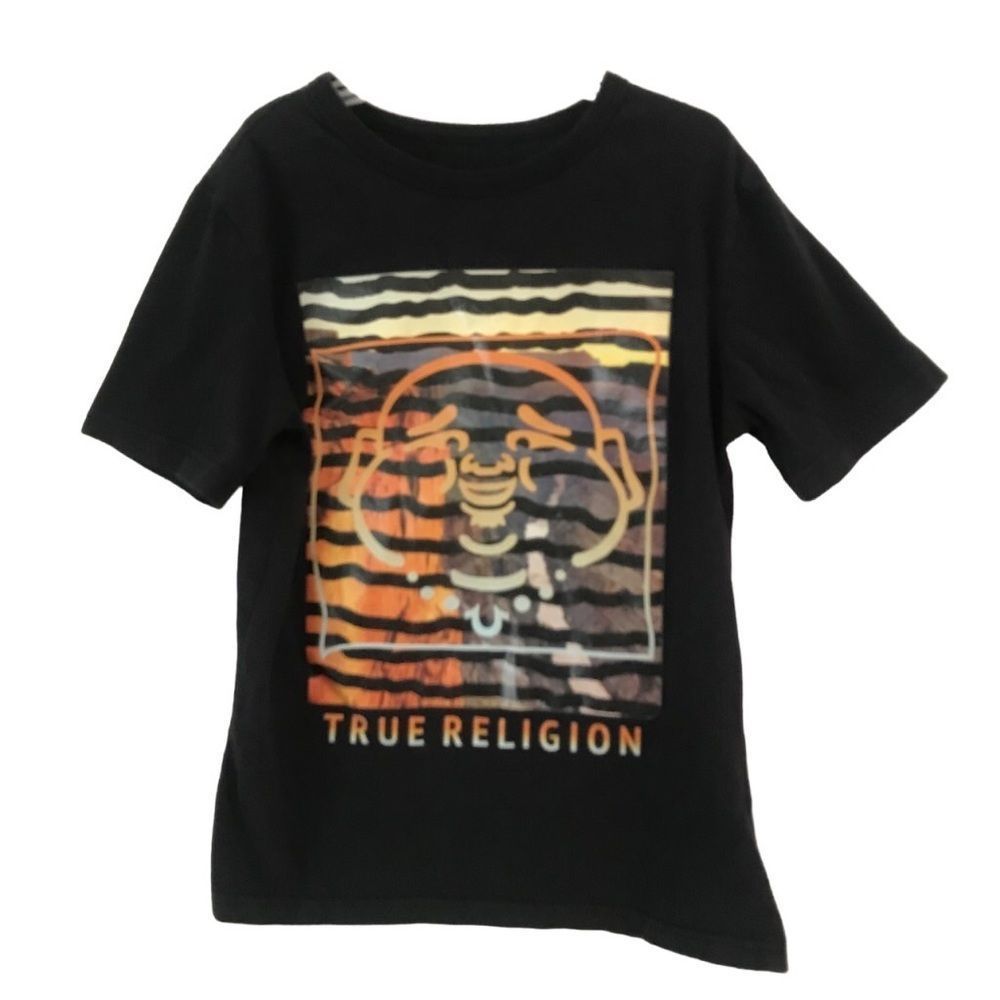 True Religion Buddha‎ black T-shirt 8/10